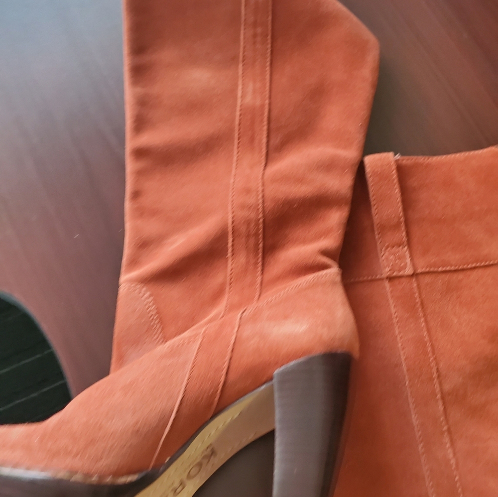 Michael Kors High Heeled Orange Boots